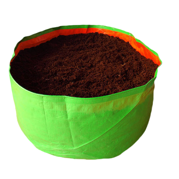 Green Hdpe Plant Grow Bag, For Terrace Gardening, Size: 18*9 & 24*9